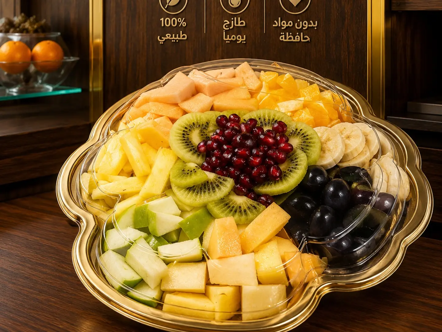 Medium Plate Of Fruit Slices