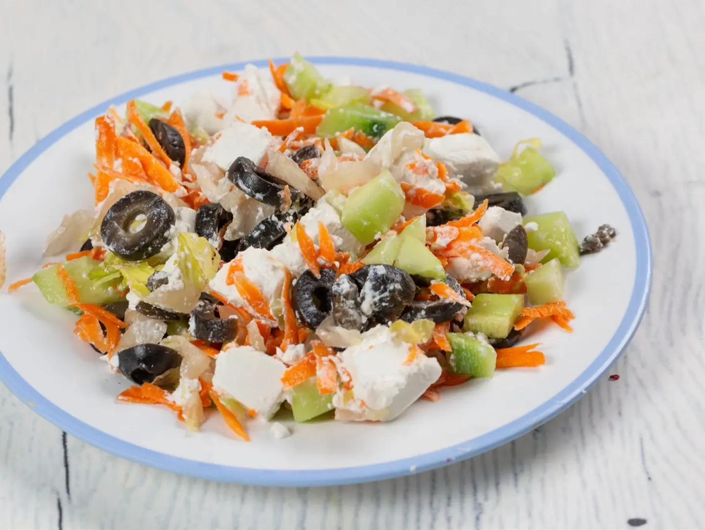 Tahini Salad With Olives
