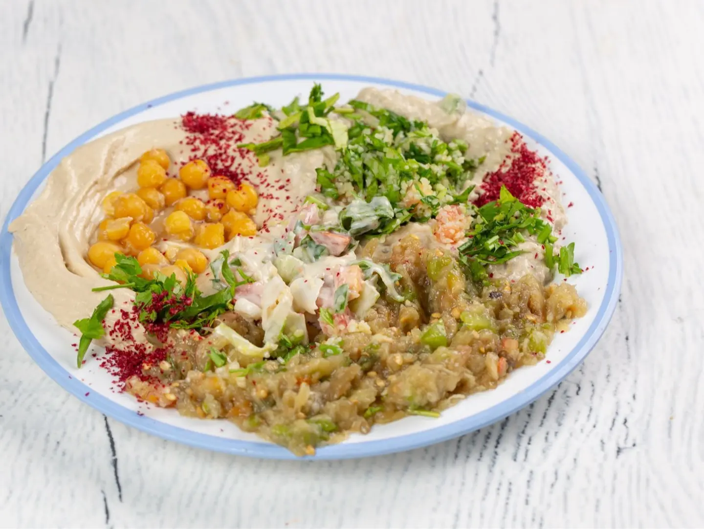 Mixed Hummus Platter