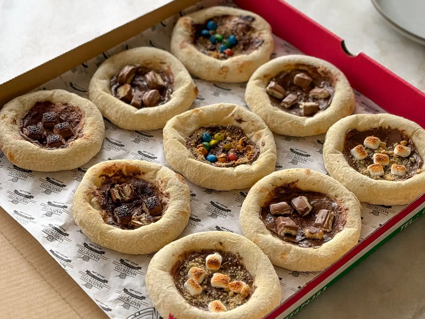 Nutella Mini Pizza Box