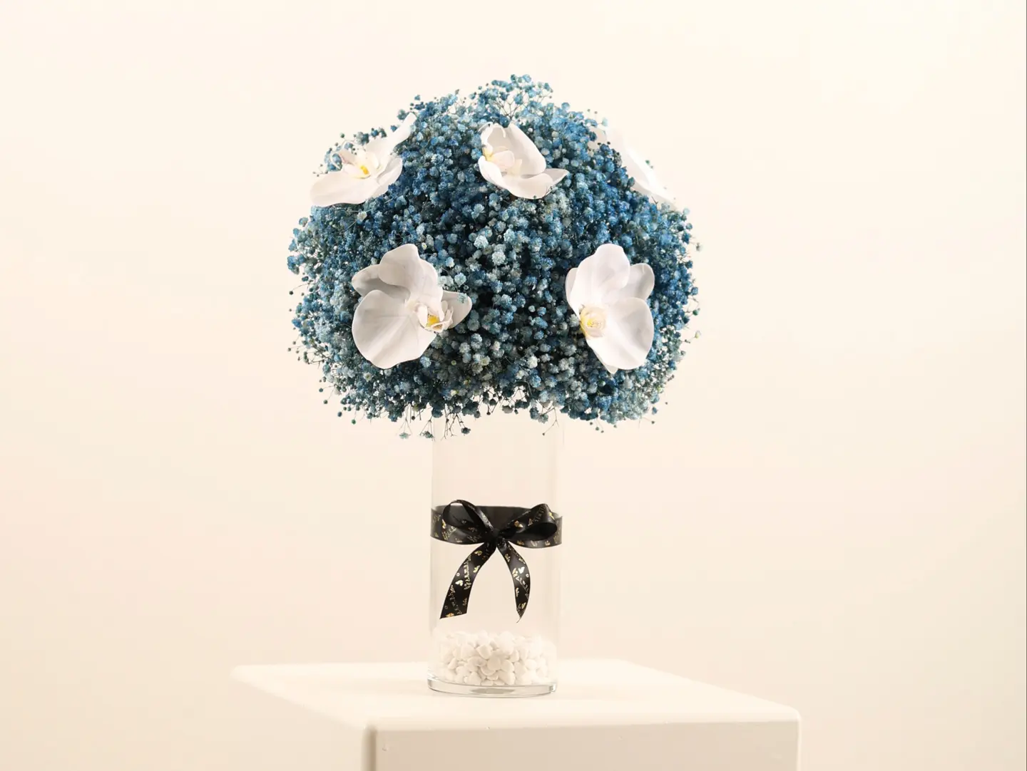 Blue Orchid Vase