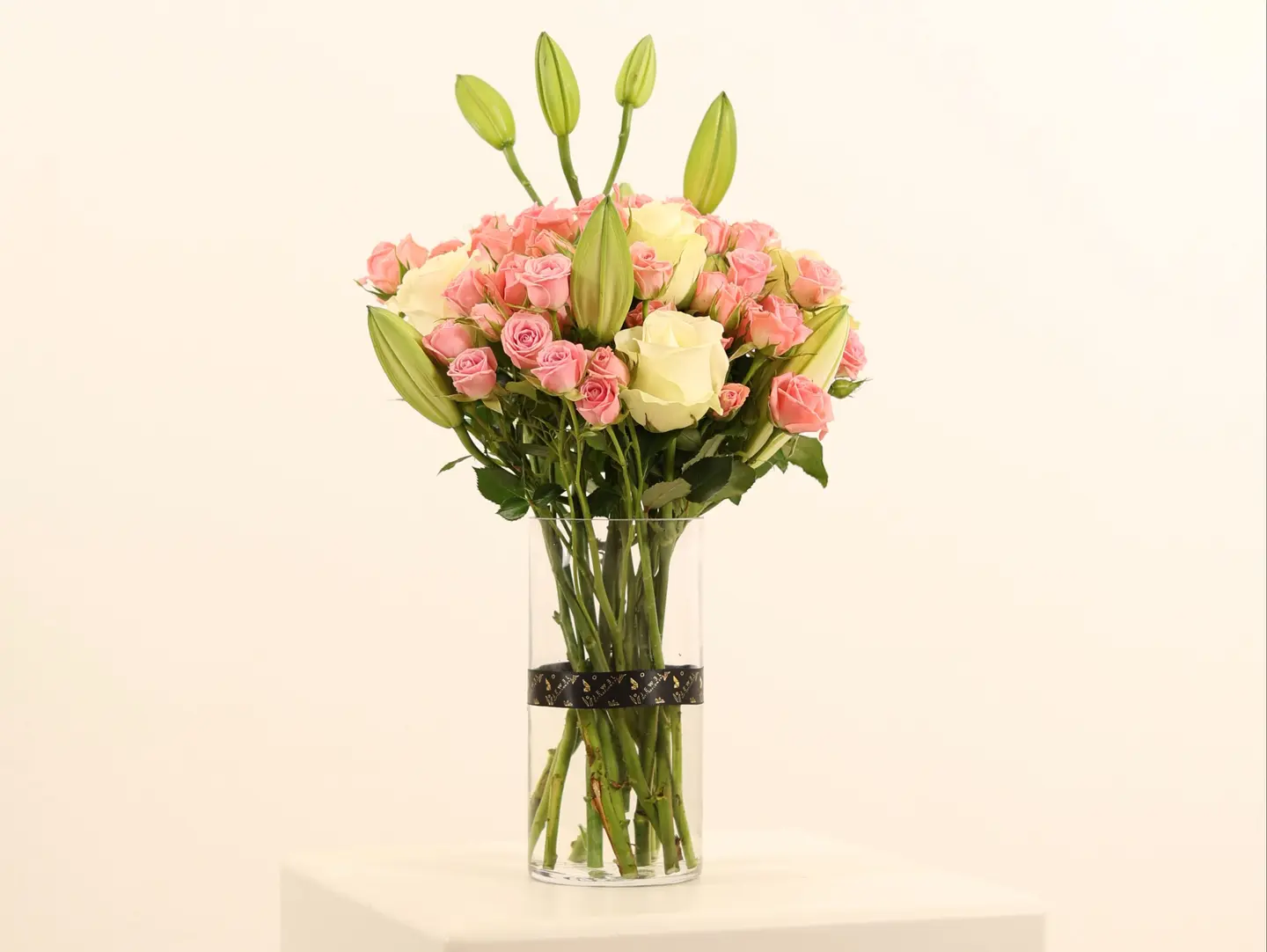 White And Pink