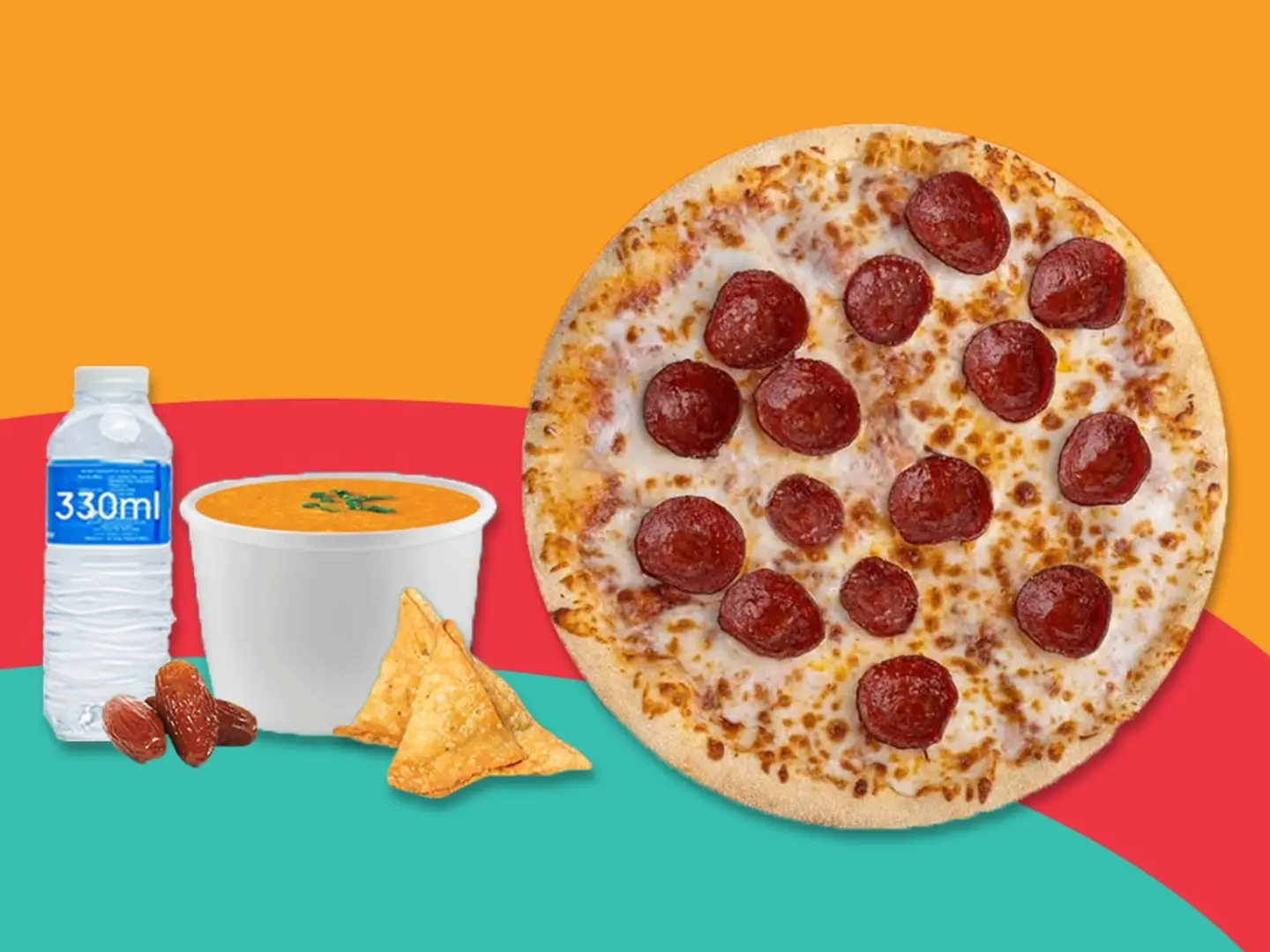 وجبة بيتزا بيبروني