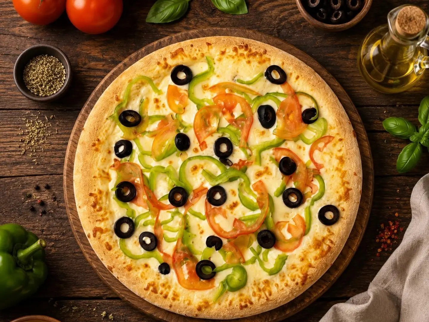 Vegetable Pizza - Small