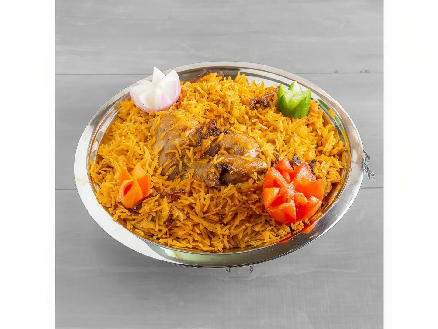 حبة دجاج مضغوط رز بشاور