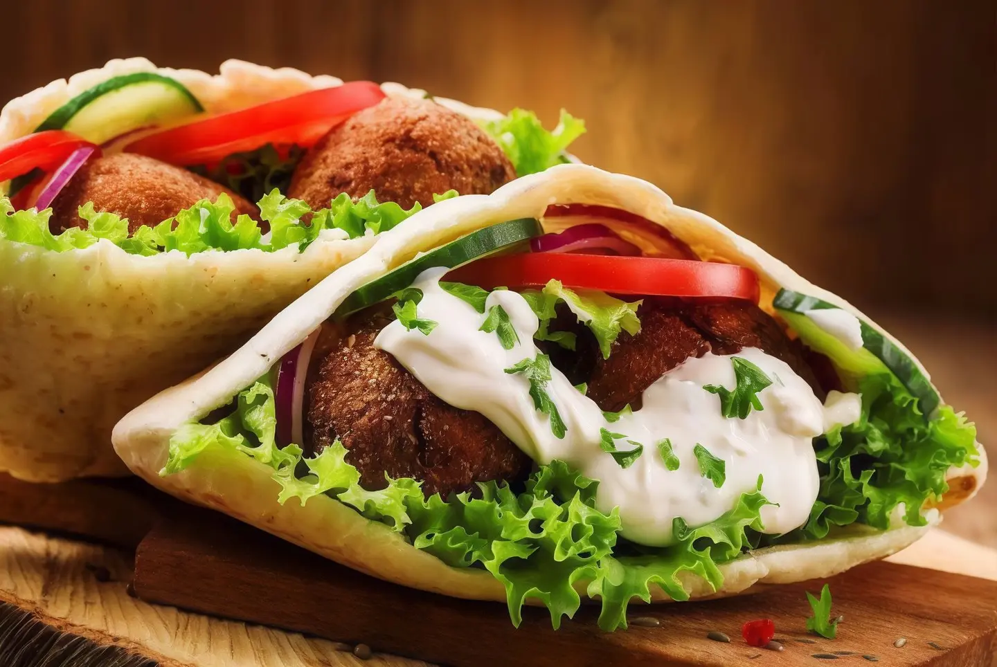 ساندوتش طعمية بالحمص
