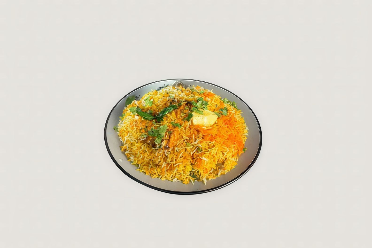 Chicken Biryani - Half A Piece Biryani