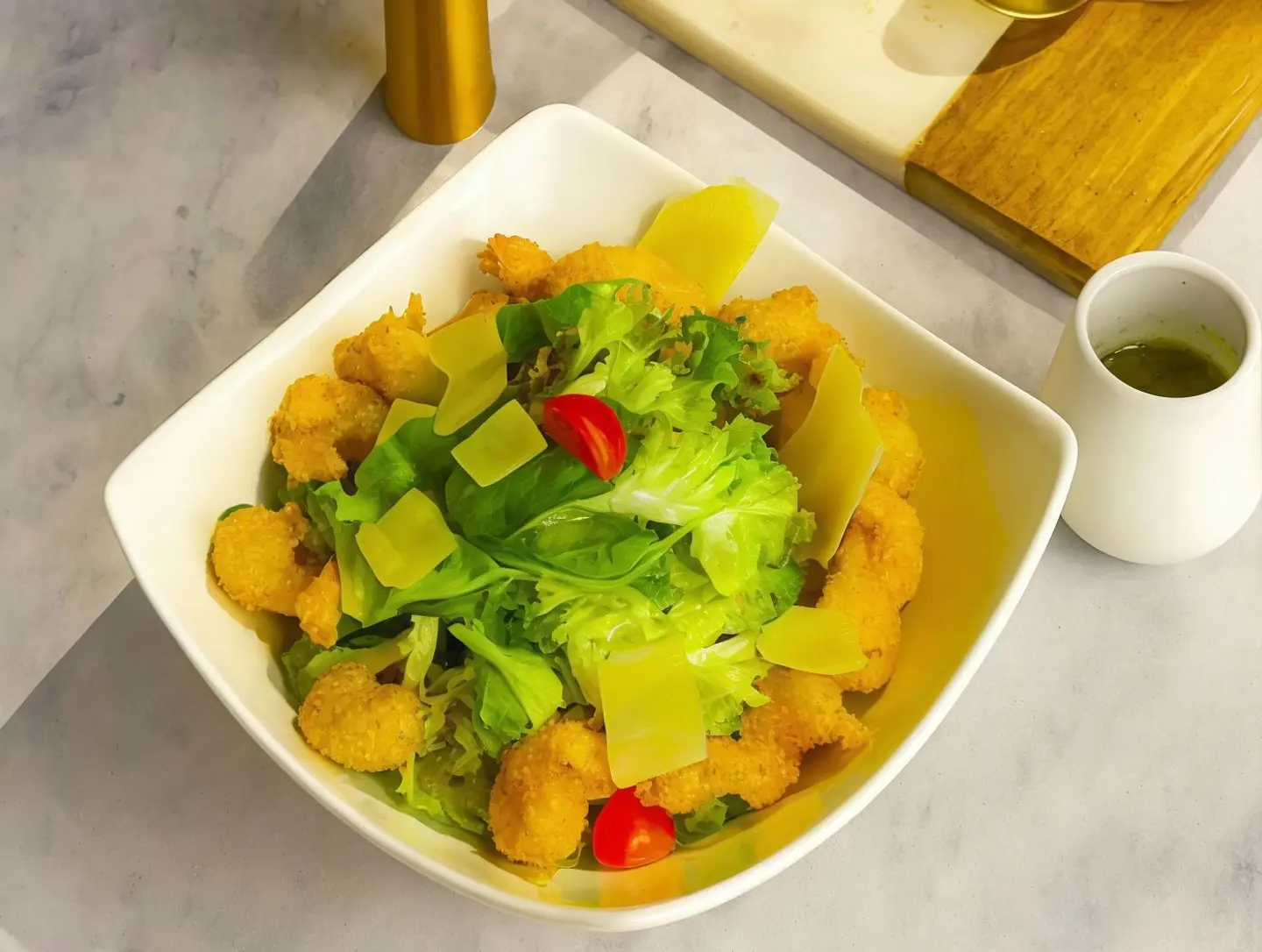 Fried Shrimp Salad