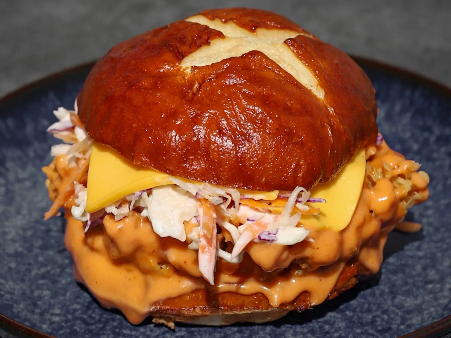 Maple Chicken Burger .