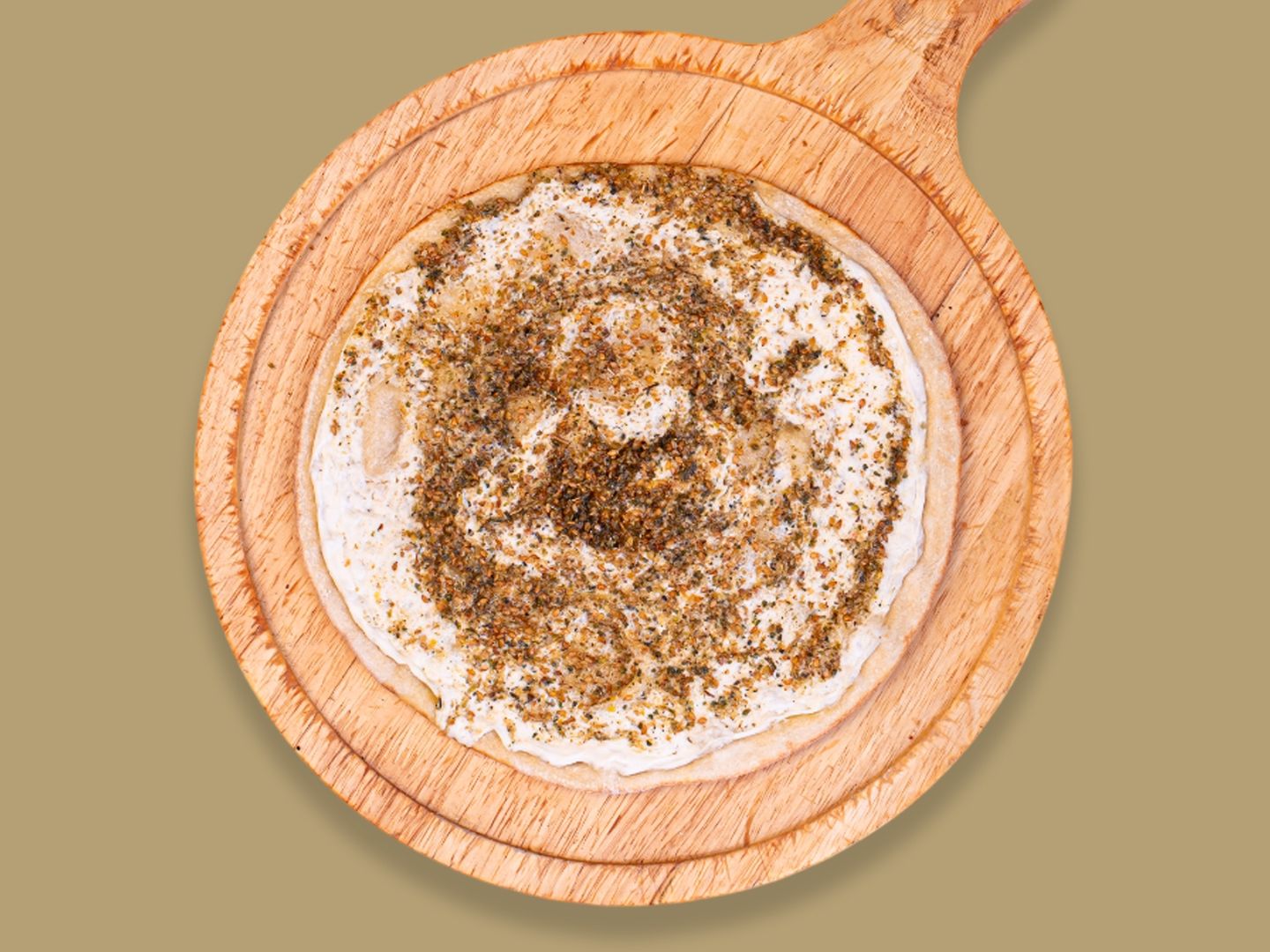 لبنة مع زعتر