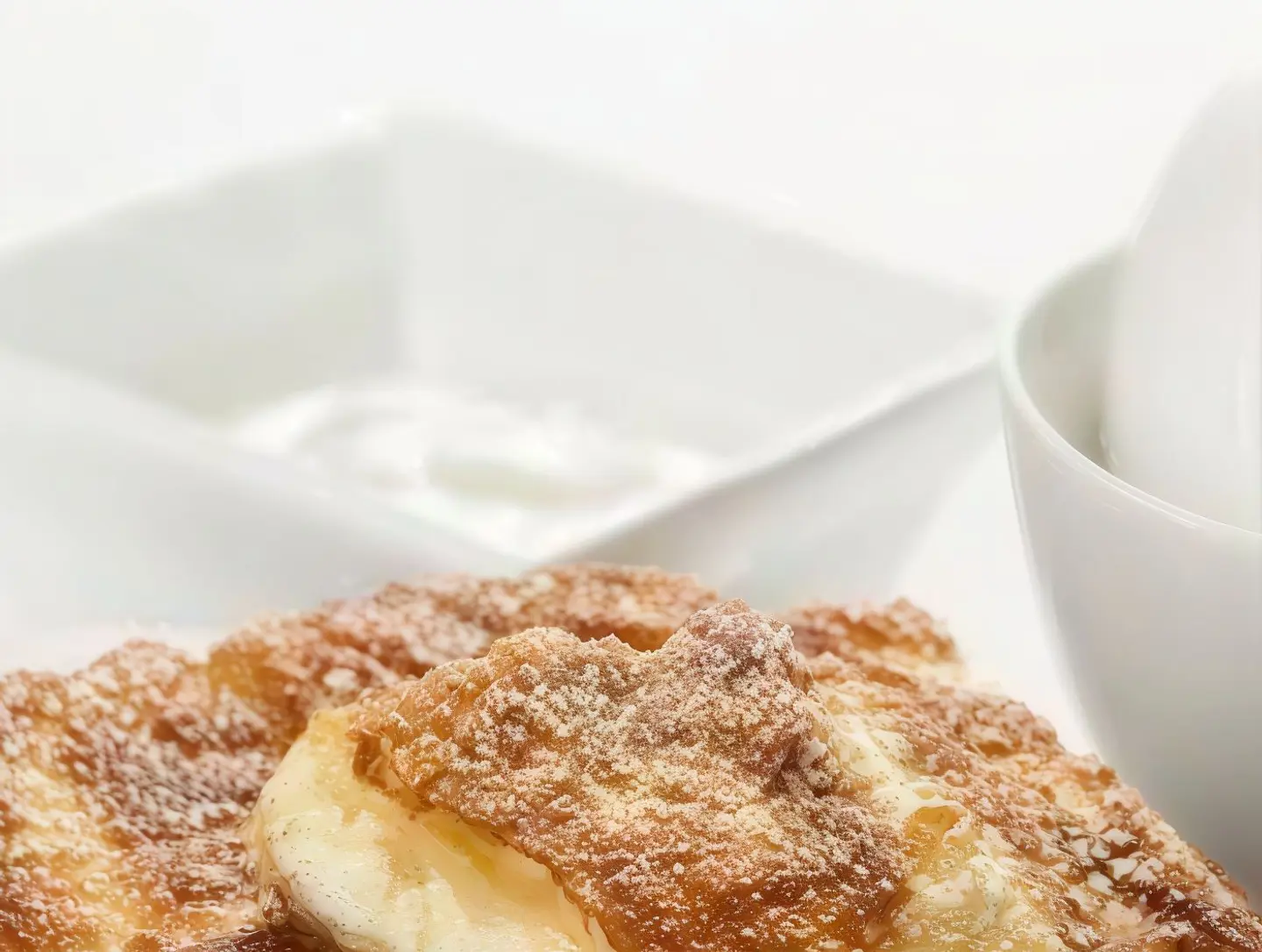 Sweet Mutabbaq With Cream