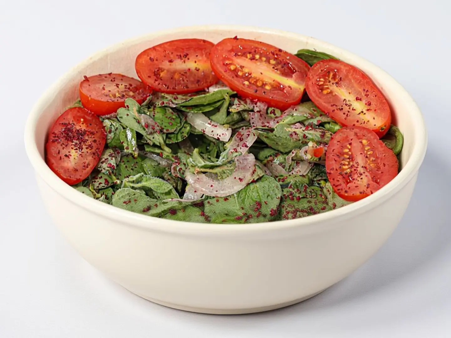 سلطة بقلة وبندورة