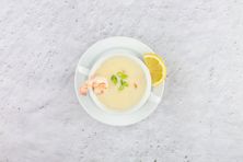 شوربة البحرية بالكريمة