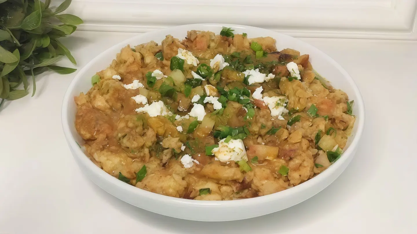 Foul Fatteh Plate