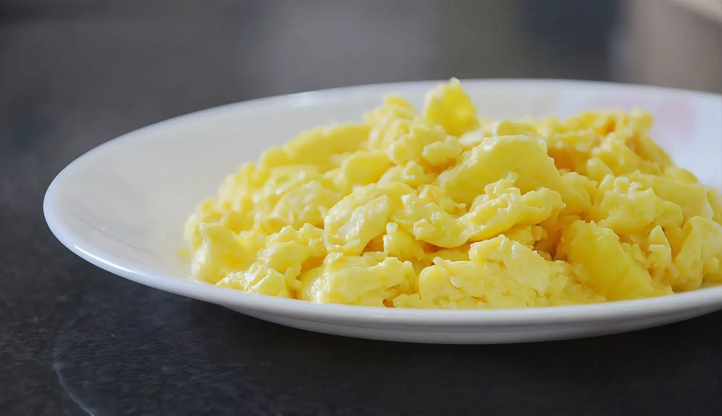 Cheese And Eggs Plate