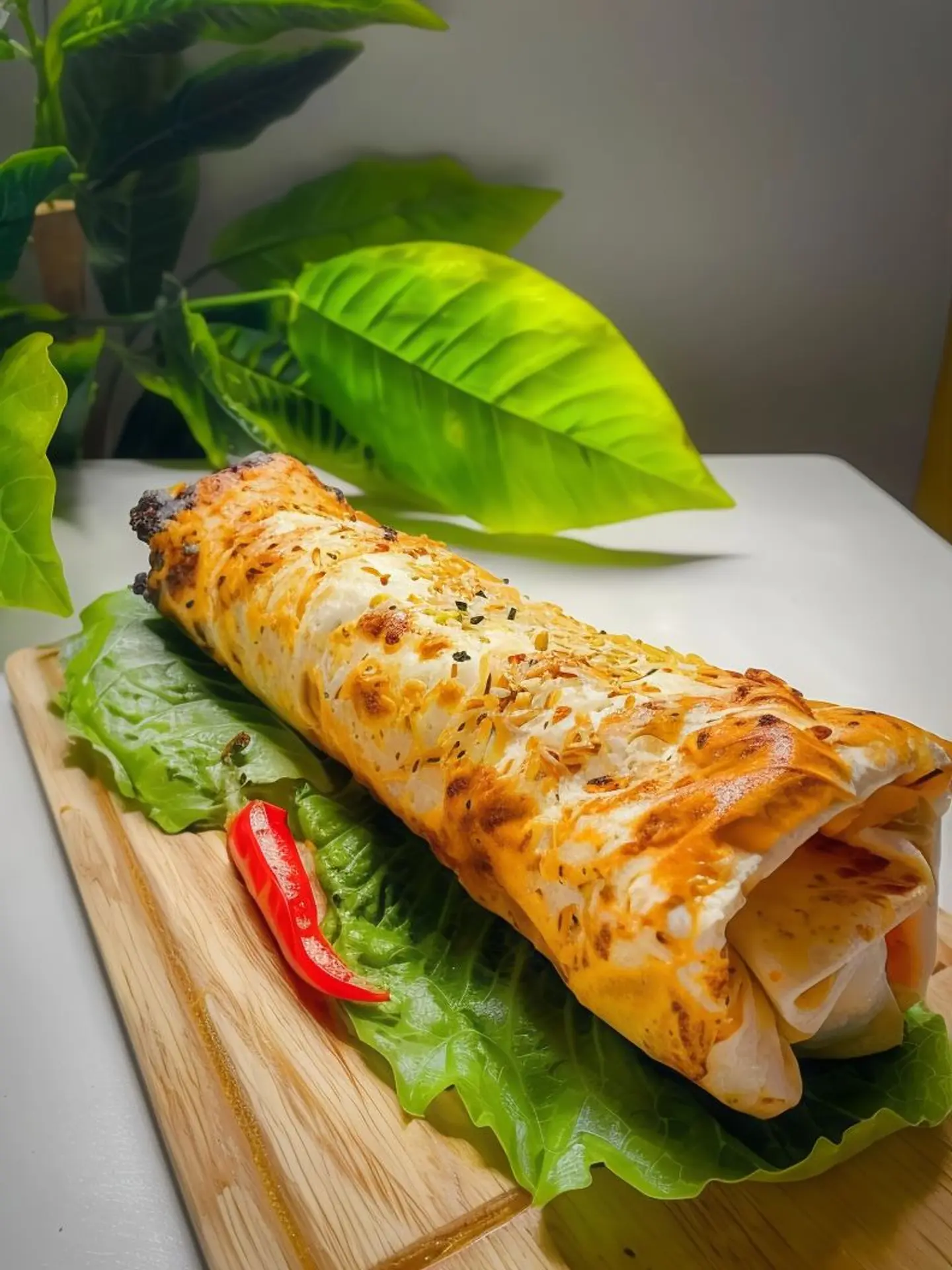 ساندوتش فلافل بالحمص