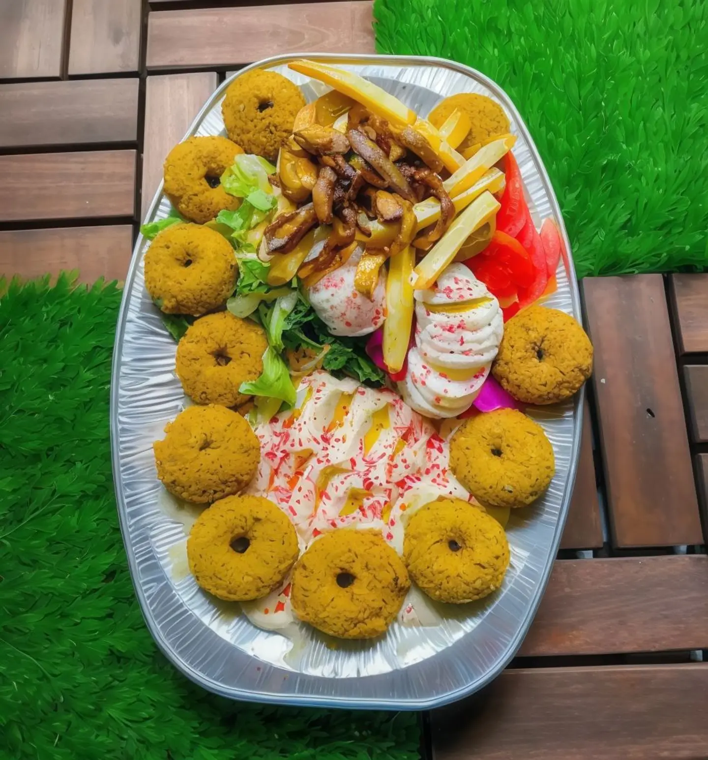 صحن فلافل - صحن فلافل-كبير