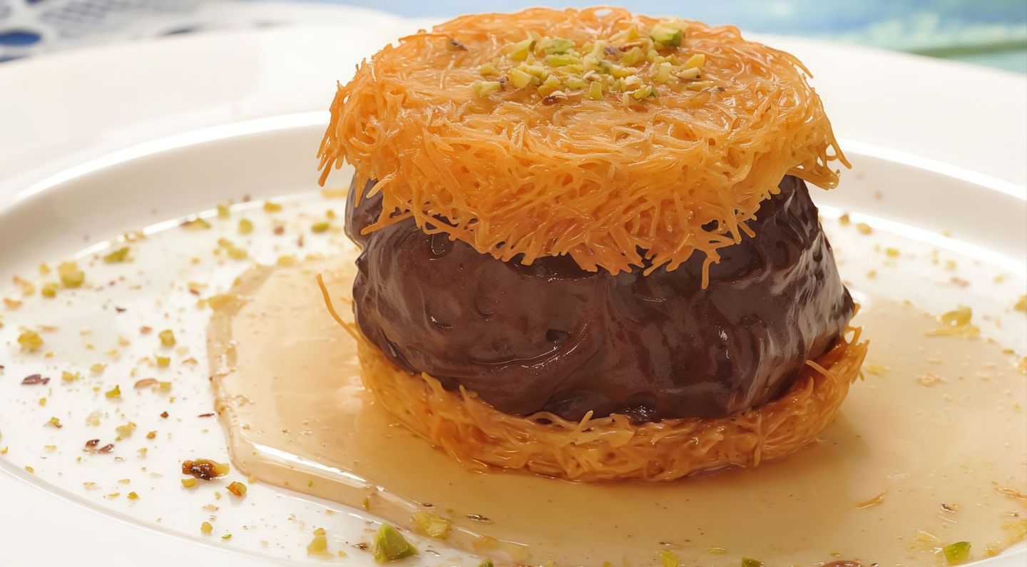 كنافة نوتيلا بالقشطة - صغير