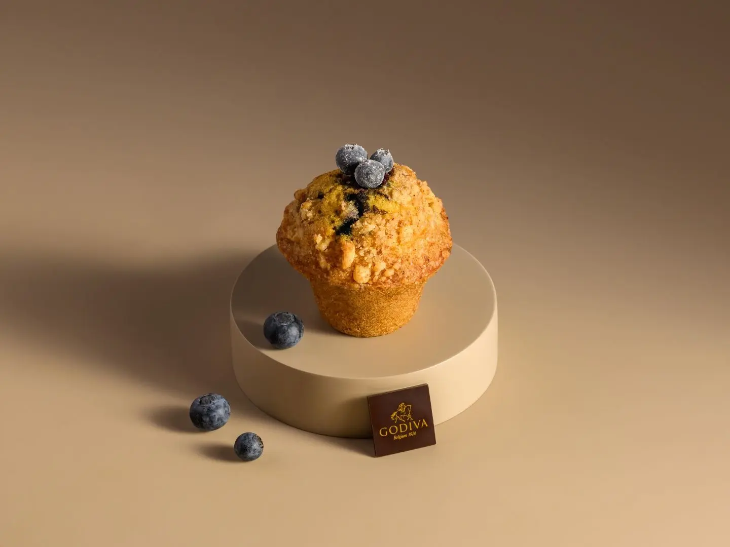 Blueberry White Chocolate Muffin