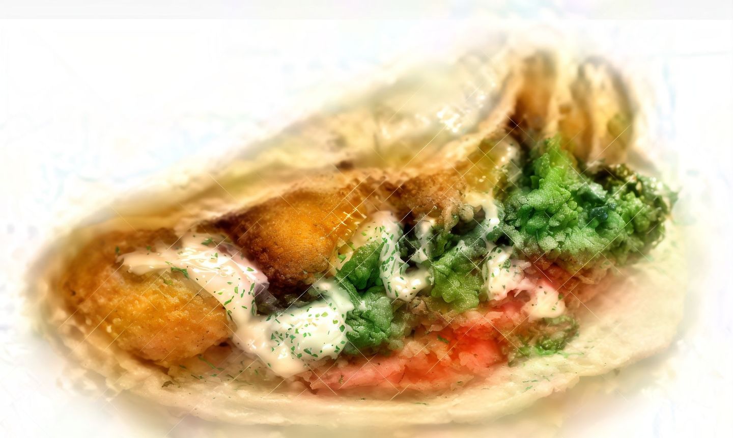 Falafel With Fried Egg