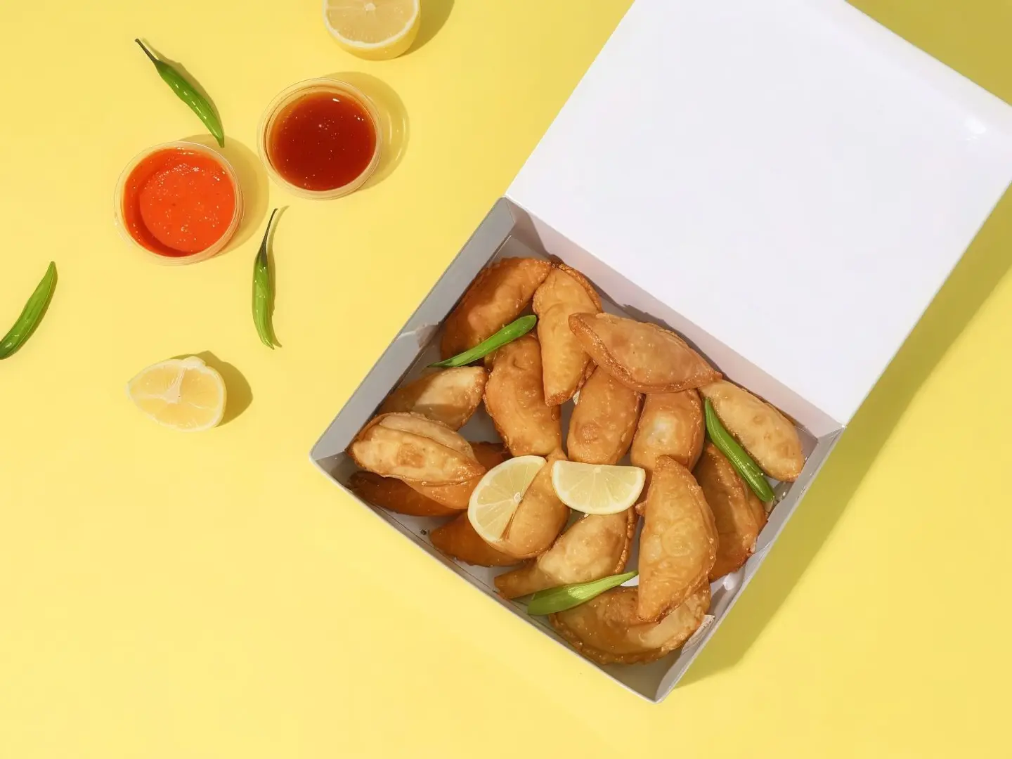 15 Chicken Puff Samosa