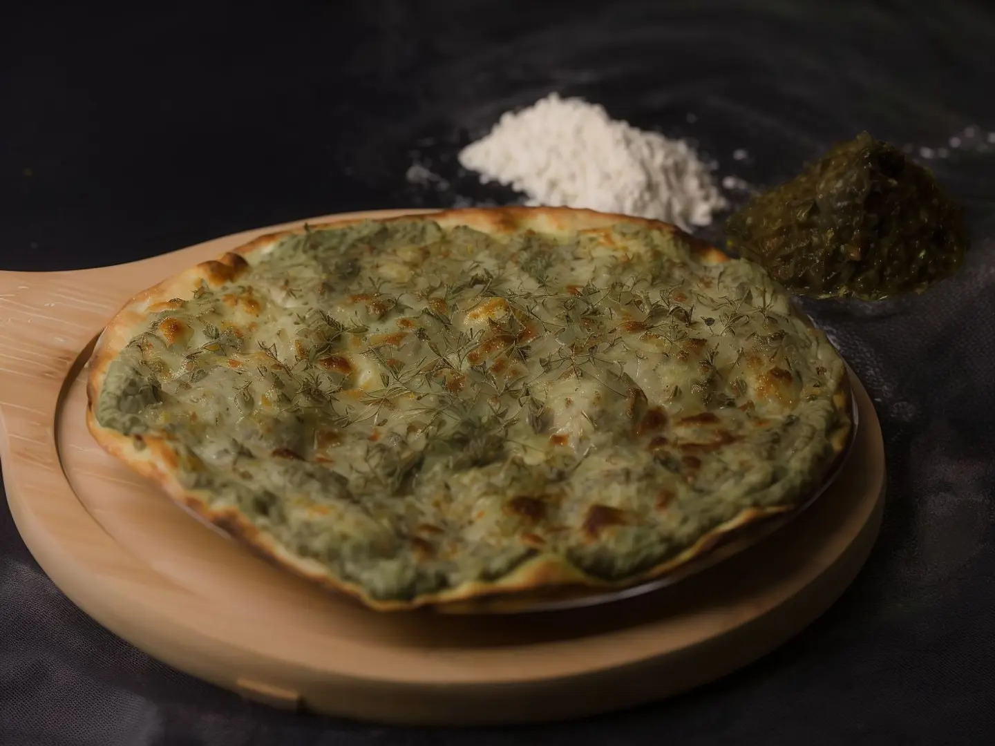 فطيرة جبنة بالزعتر