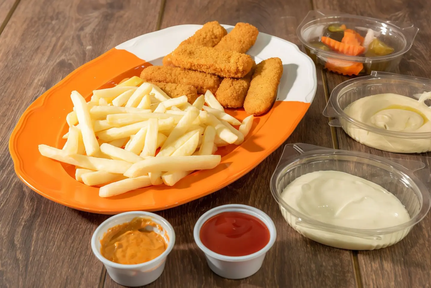 صحن أصابع دجاج