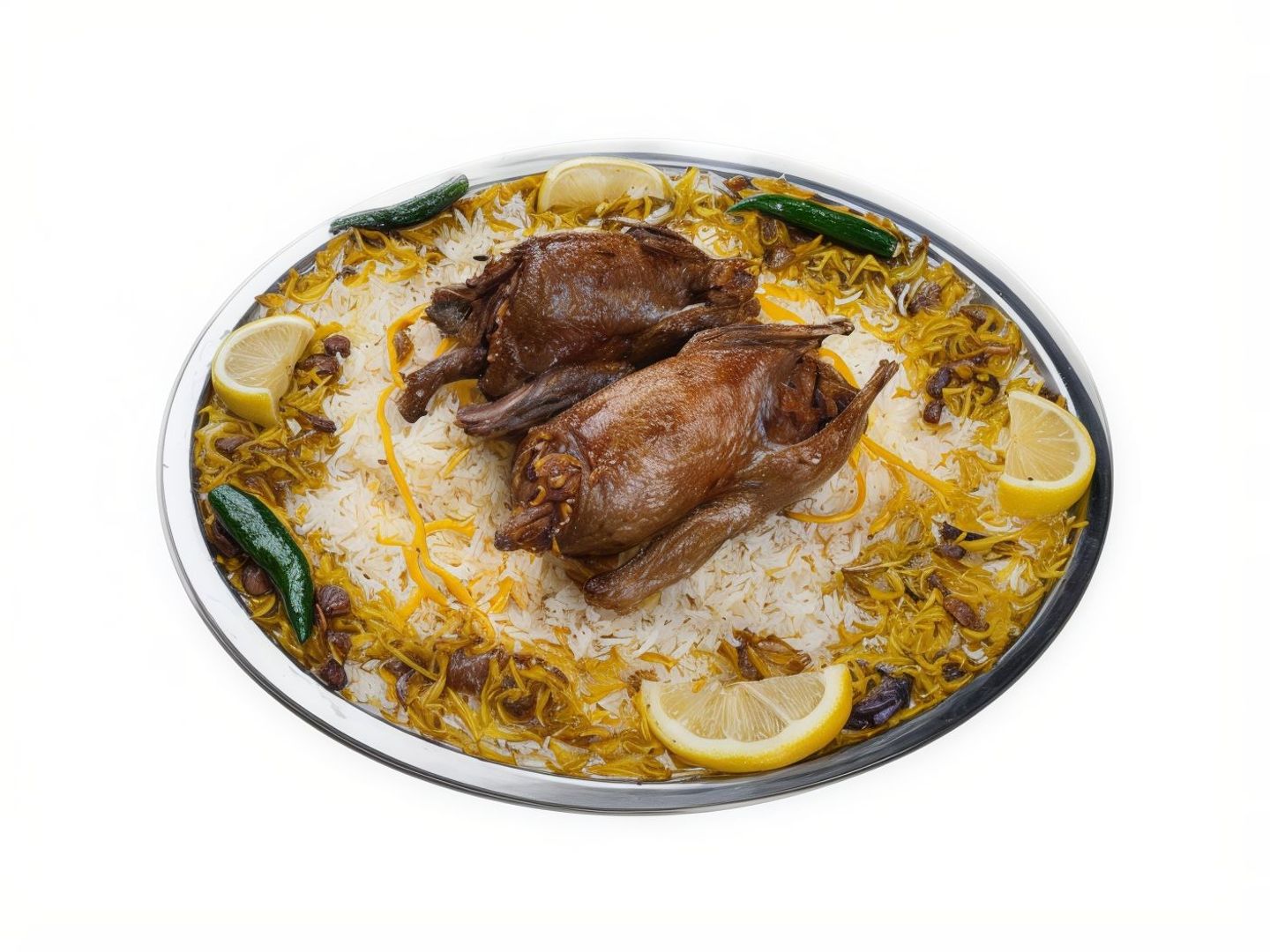 جوز حمام على الفحم