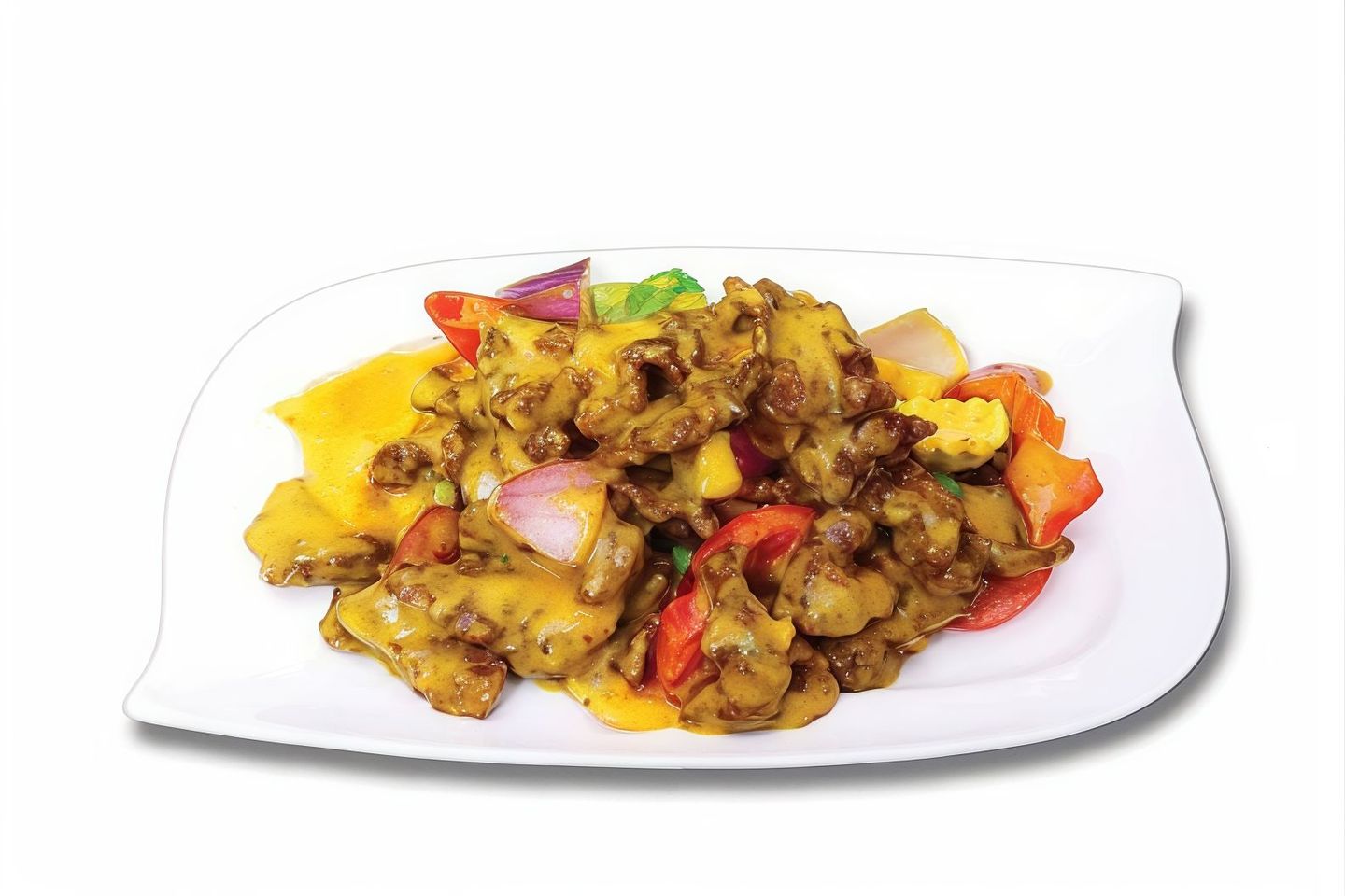 Beef In Creamy Curry Sauce