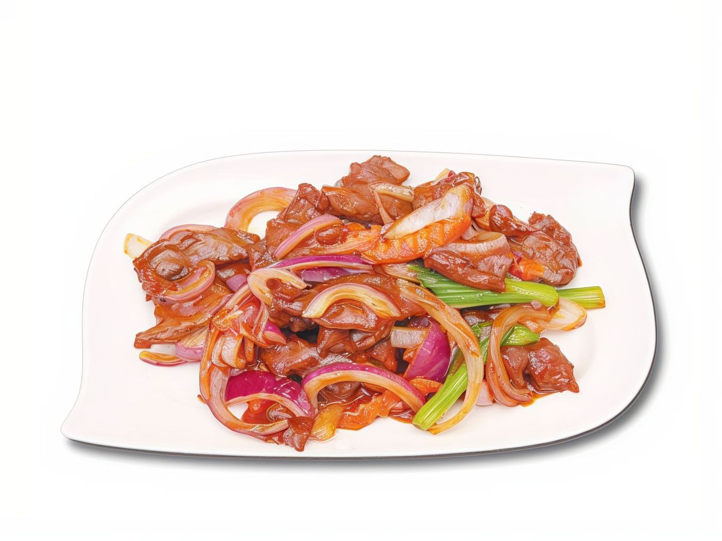 Beef With Red Onions