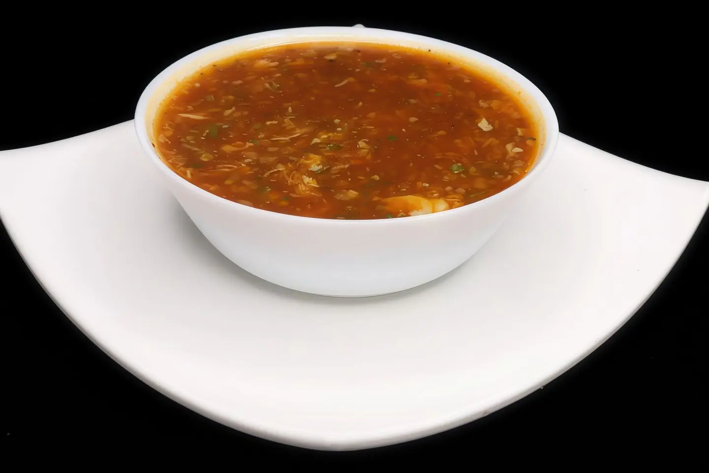 شوربة بحرية حارة وحامضة