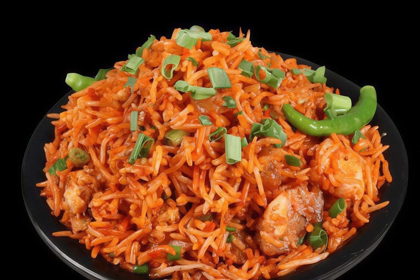 أرز شيزوان بالخضار