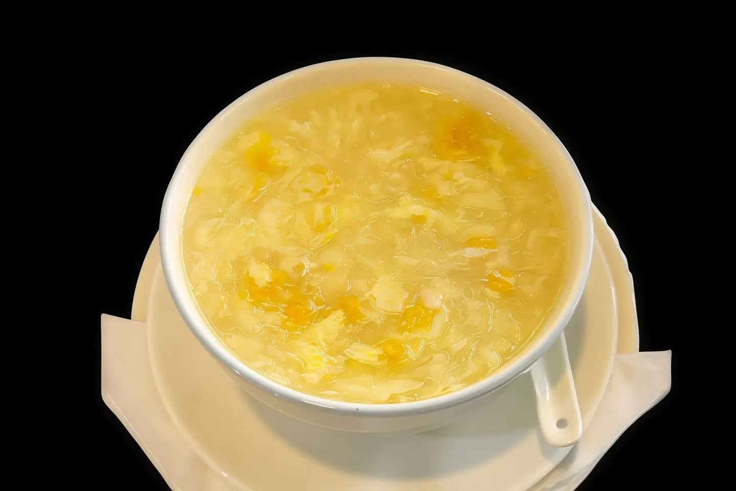 شوربة الروبيان الذرة الحلوة