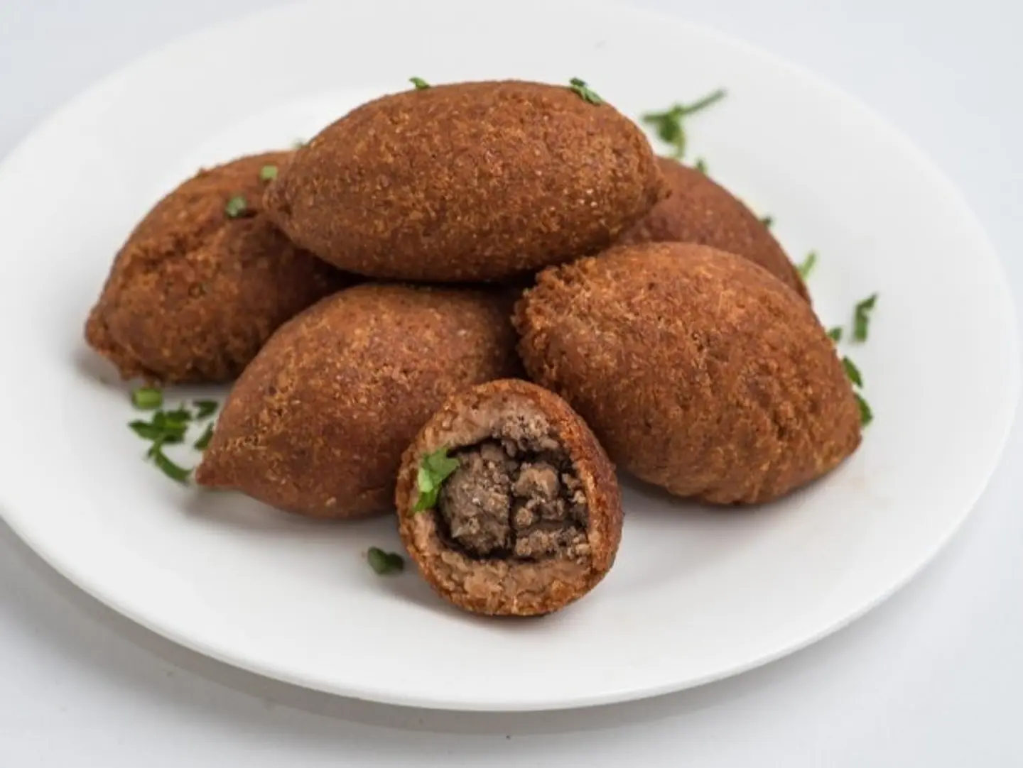 كبة مقلية باللحم