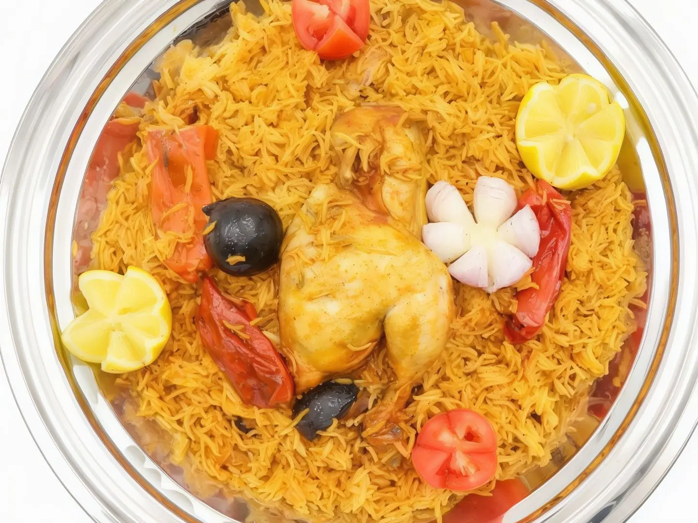 نصف دجاج مجبوس جازلي احمر
