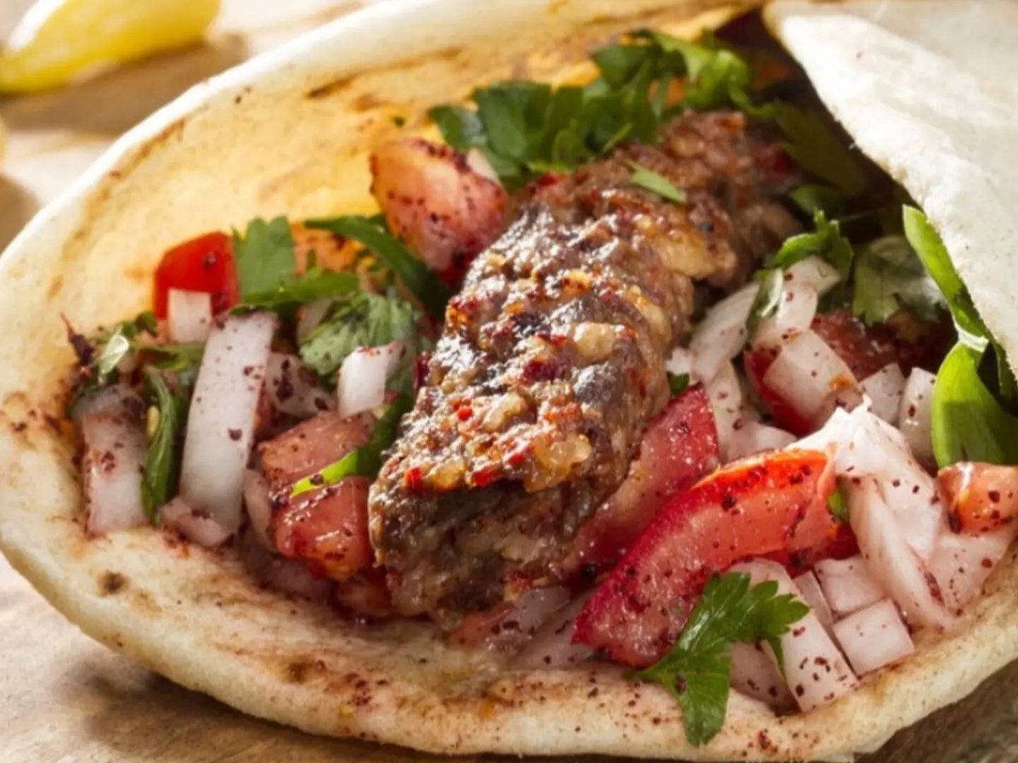Medium Meat Sandwich Kebab