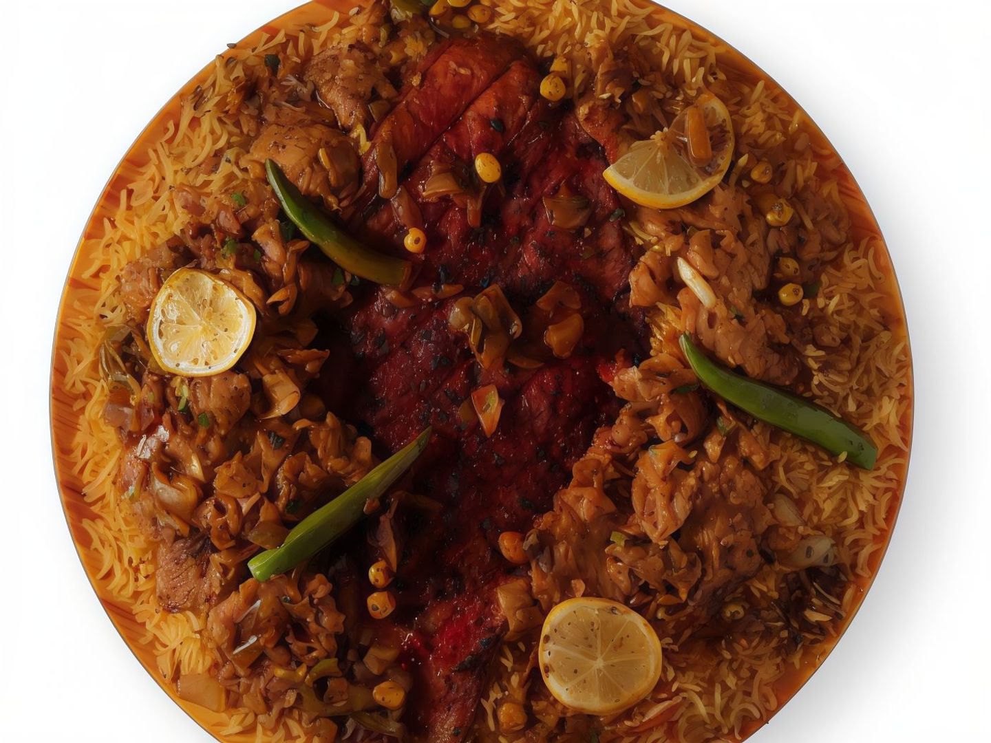 سمك فيليه مع الأرز