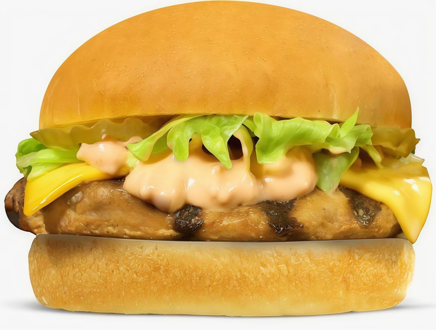 Chicken Burger With Cheese
