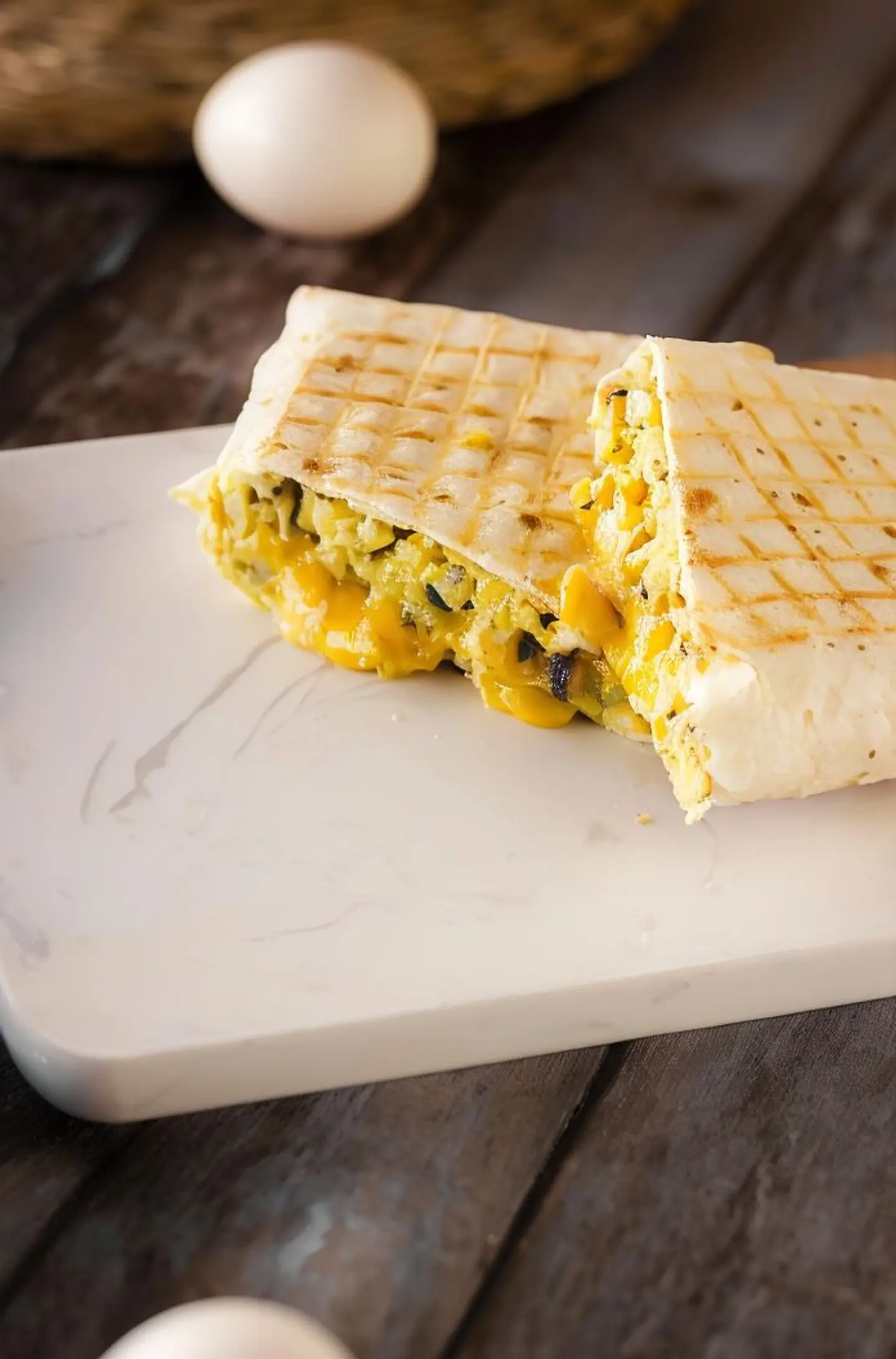 تورتيلا بيض بالجبن