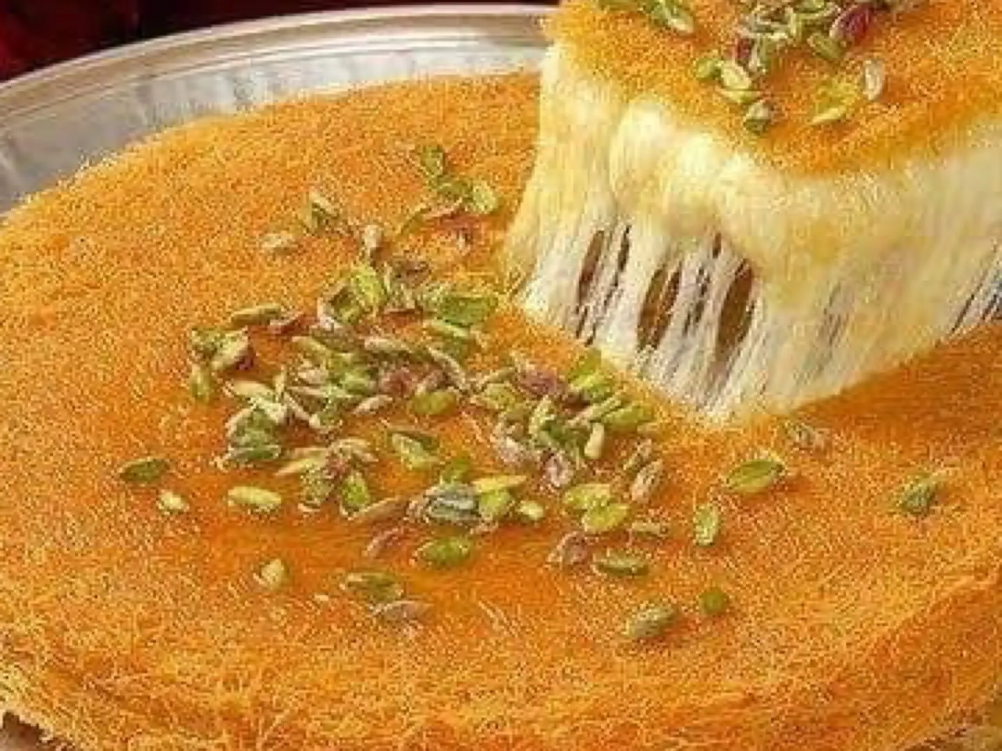 كنافة بالقشطة