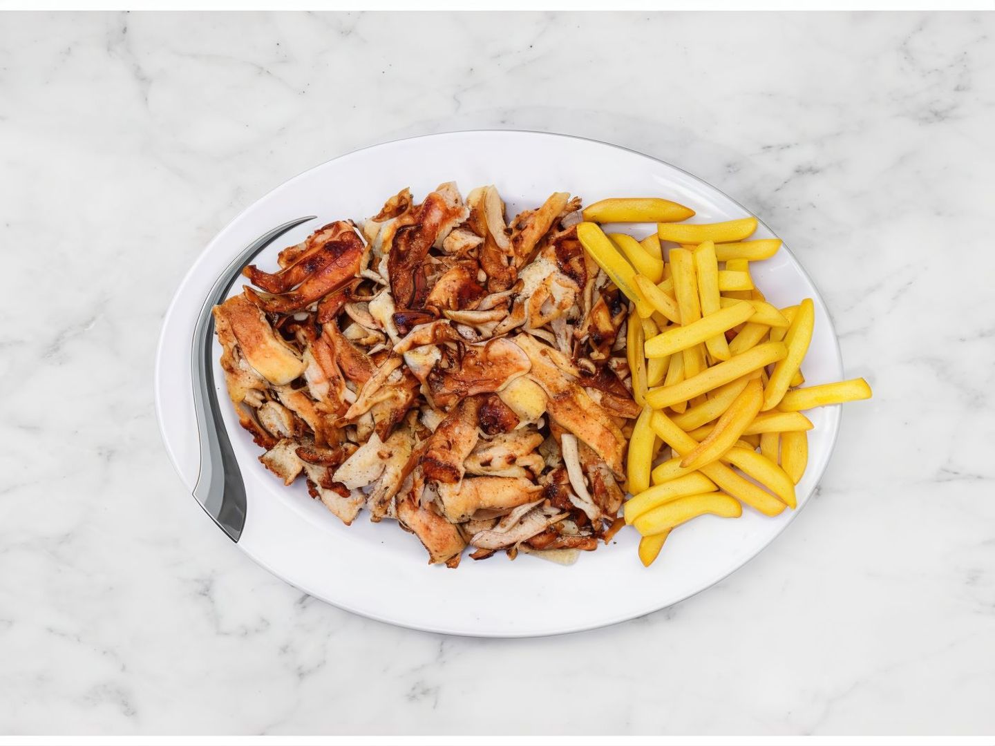 Sliced Shawarma Plate