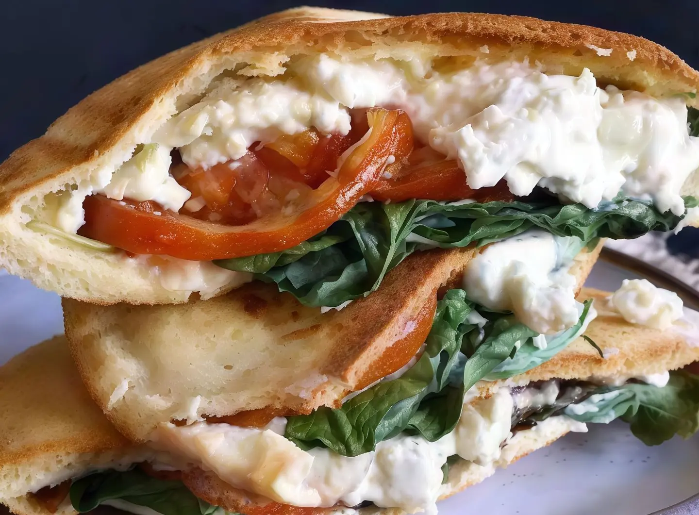 Feta Cheese Sandwich