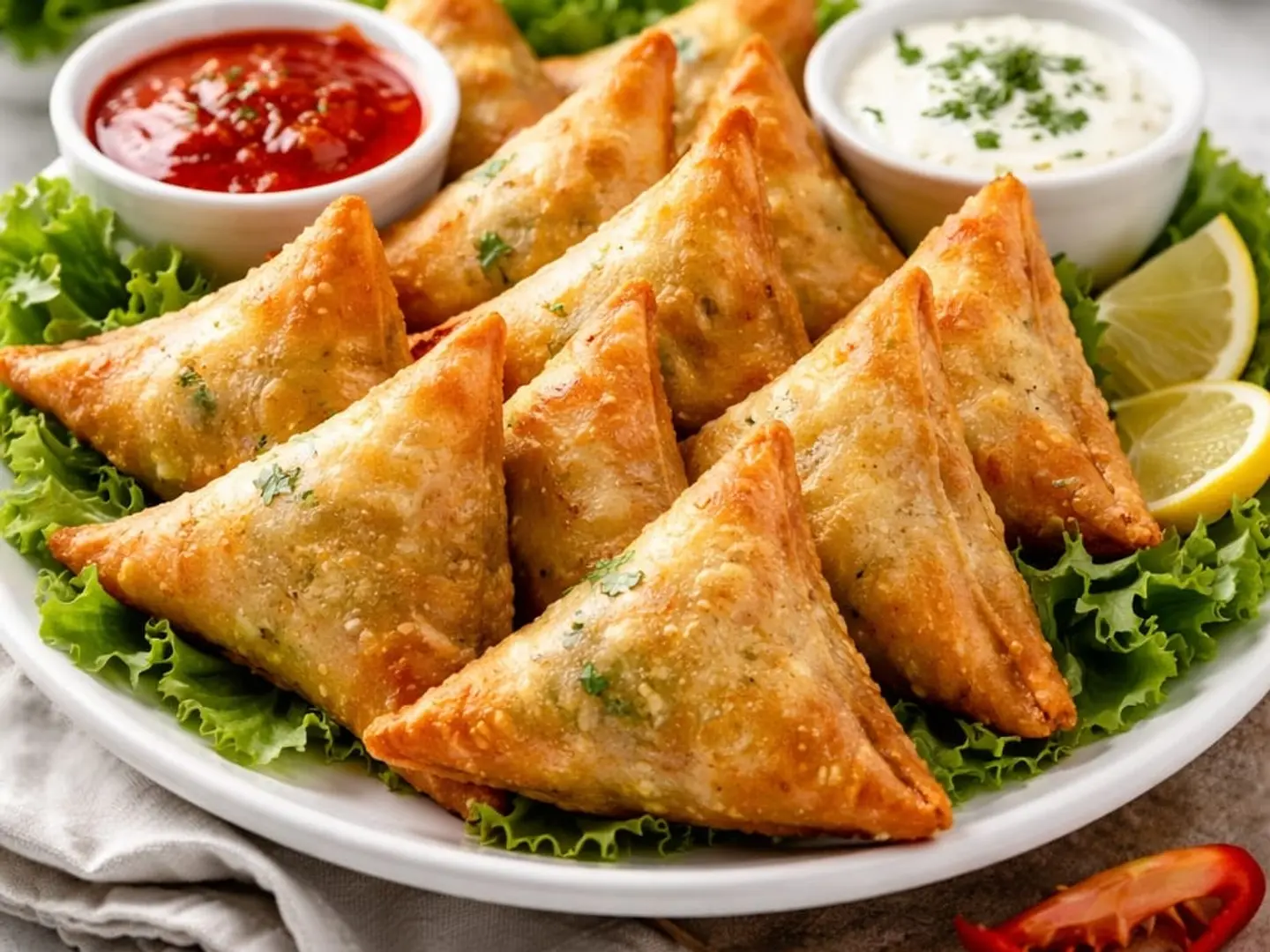 سمبوسة دجاج نص كيلو