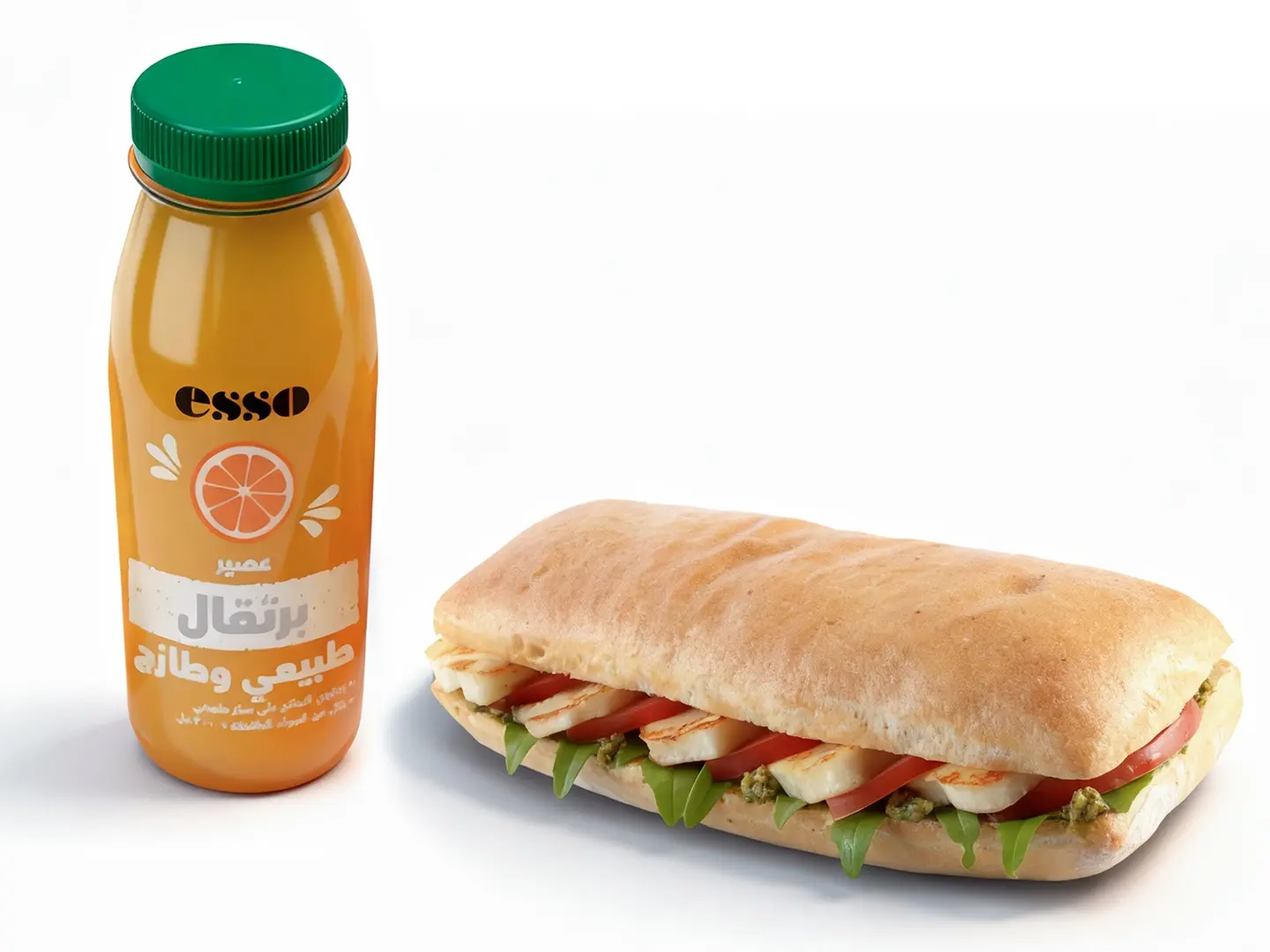 Pesto Halloumi Combo