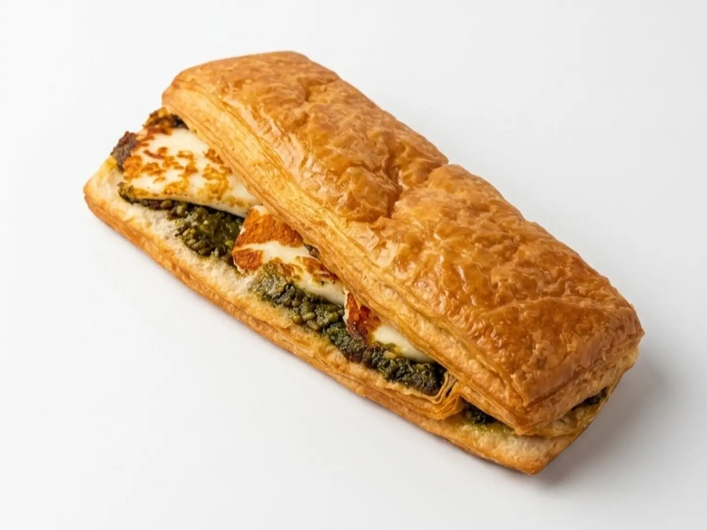 Pesto Halloumi Pie