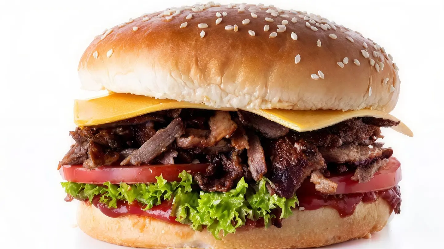 برجر شاورما لحم