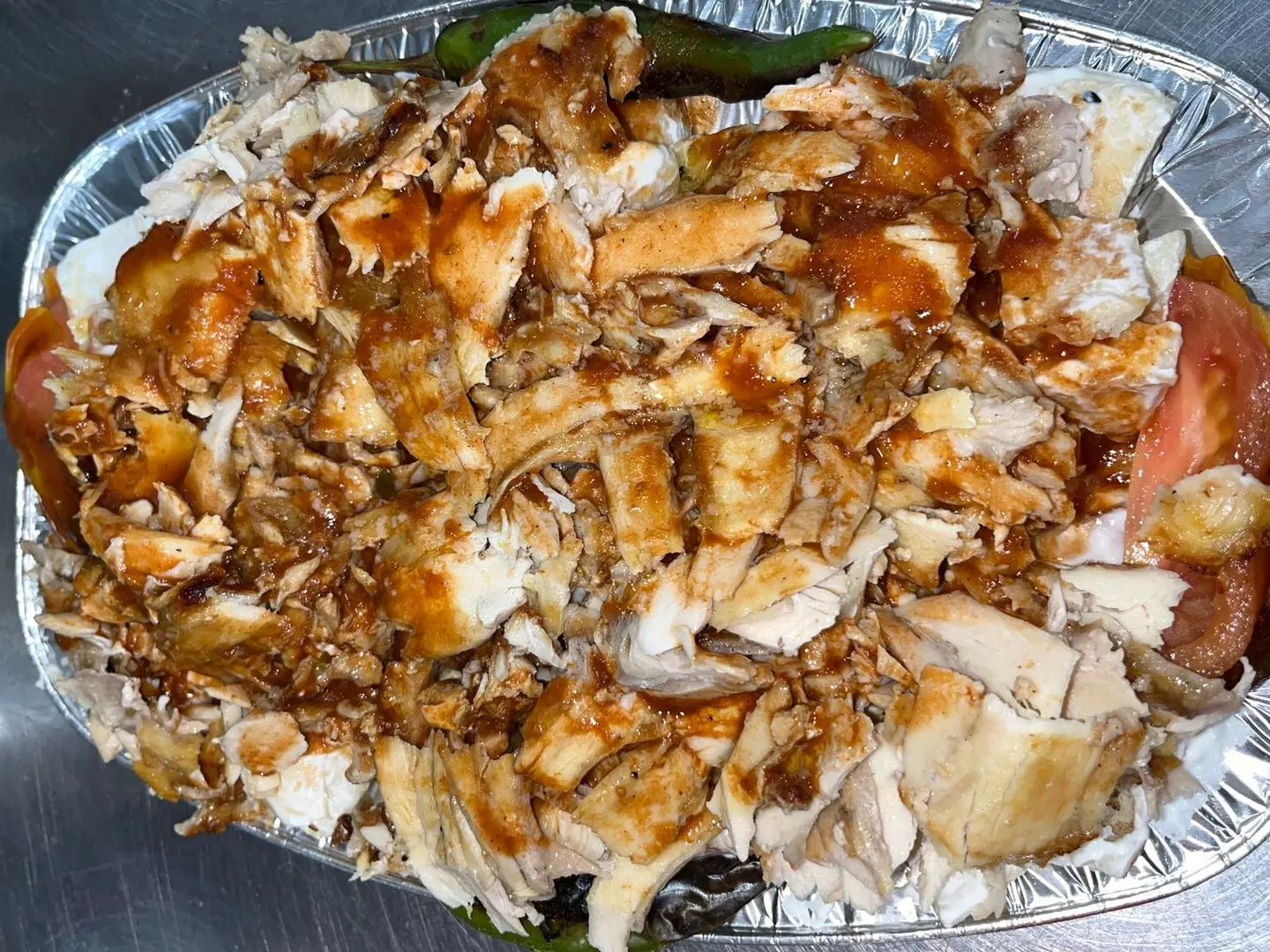 صحن شاورما لحم اسكندر