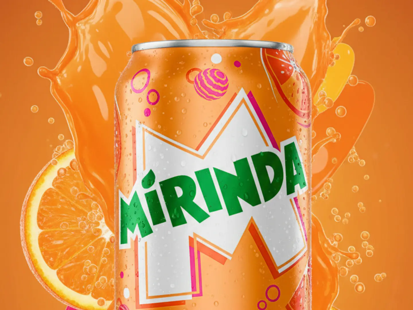 ميرندا برتقال علبة