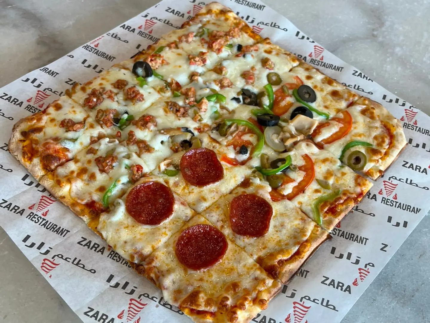 Large Roman Pizza
