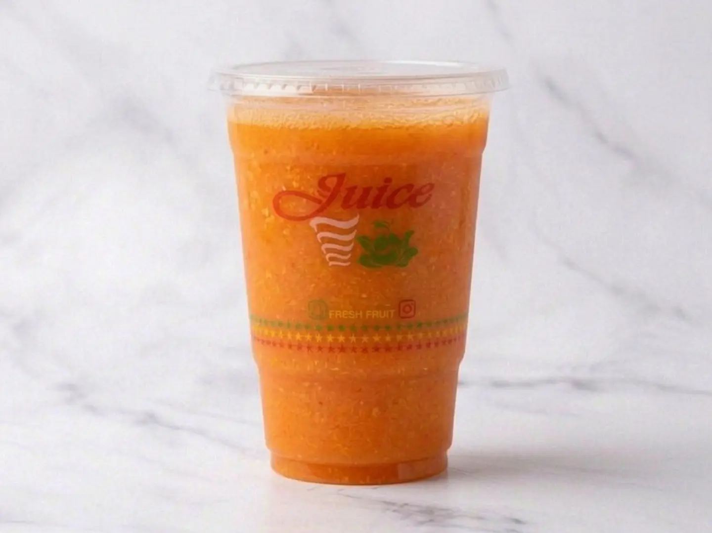 عصير برتقال بالجزر كبير